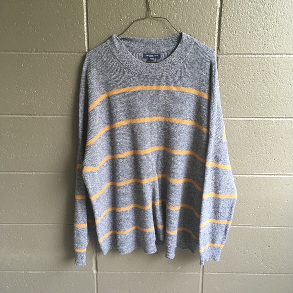 ae striped jegging pullover